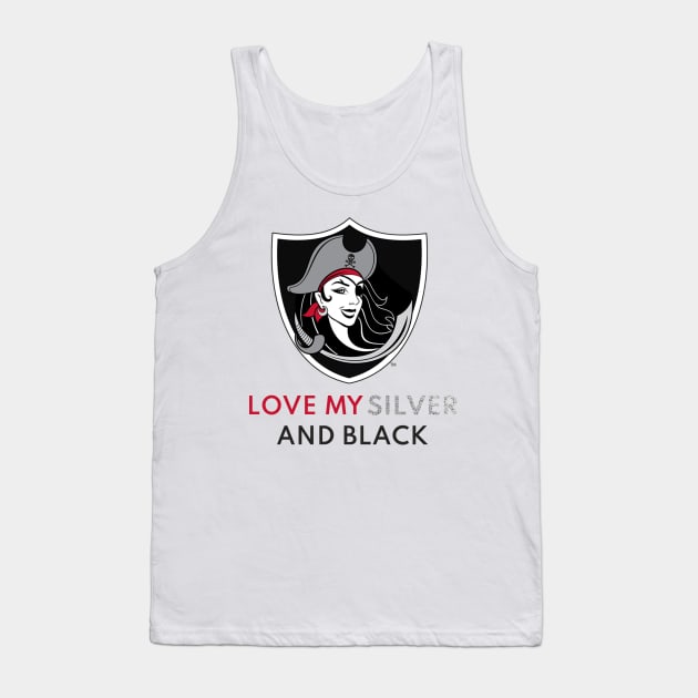 Love my silver and black Tank Top by Raiders Gear - TEEPUBLIC